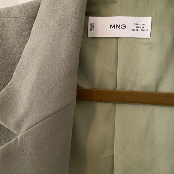 COPY - Mango Green Blazer L - Picture 2 of 11
